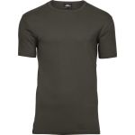 Pánské tričko - Teejays Interlock - Dark olive L