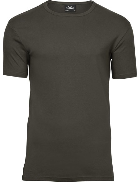 Pánské tričko - Teejays Interlock - Dark olive L