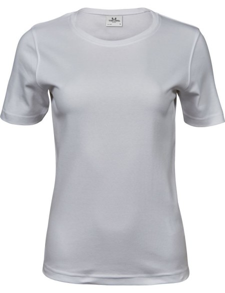 Dámské tričko - Teejays Interlock  - Bílá 3XL