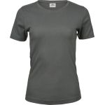 Dámské tričko - Teejays Interlock  - Powder grey M
