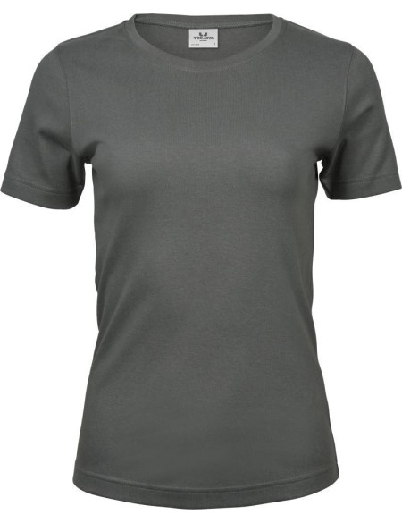 Dámské tričko - Teejays Interlock  - Powder grey L