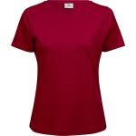 Dámské tričko - Teejays Interlock  - Červená 3XL