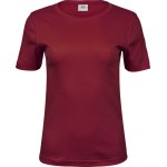 Dámské tričko - Teejays Interlock  - Deep red S