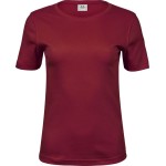Dámské tričko - Teejays Interlock  - Deep red M