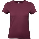 Dámské tričko - B+C E190 - Burgundy S