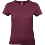 Dámské tričko - B+C E190 - Burgundy XL