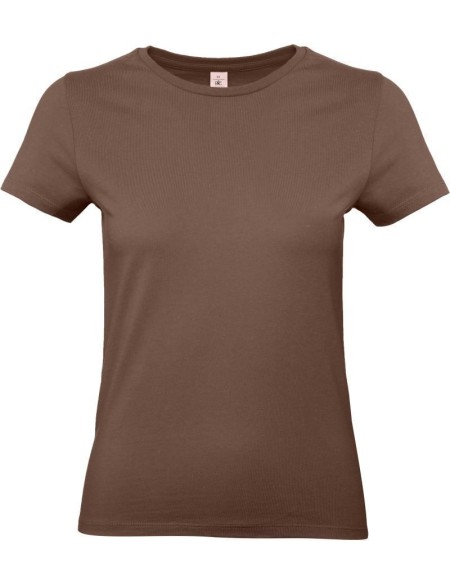 Dámské tričko - B+C E190 - Chocolate M