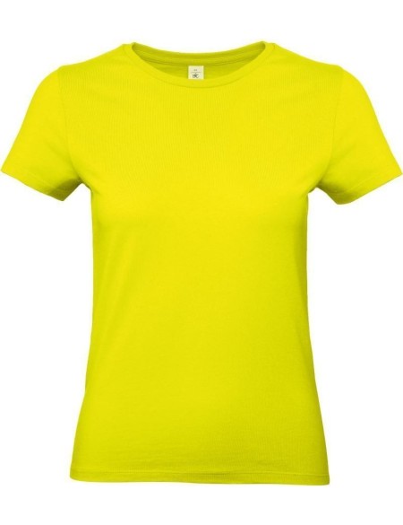 Dámské tričko - B+C E190 - Pixel lime M