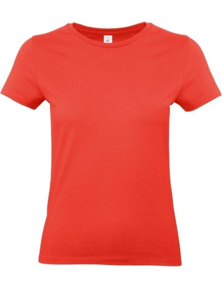 Dámské tričko - B+C E190 - Sunset orange L