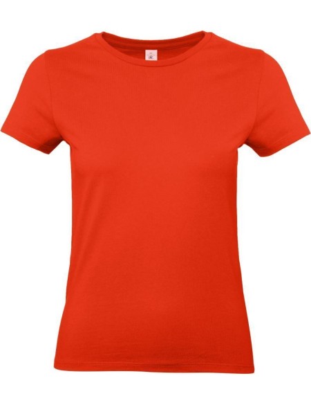 Dámské tričko - B+C E190 - Fire red S