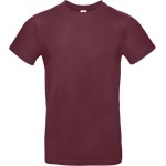 Pánské tričko - B+C E190  - Burgundy L