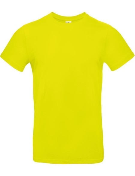 Pánské tričko - B+C E190  - Pixel lime XXL