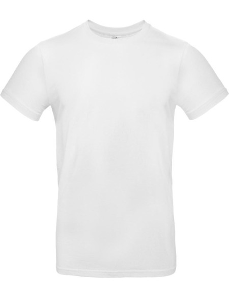 Pánské tričko - B+C E190  - Bílá 5XL