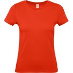 Dámské tričko - B+C 150 - Fire red XXL