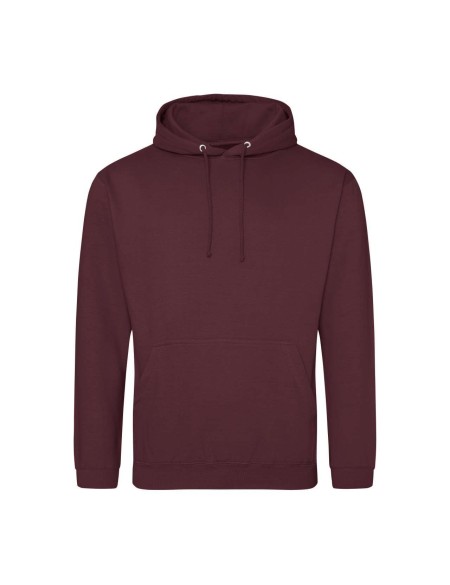 Pánská mikina JustHoods  - Burgundy smoke XS