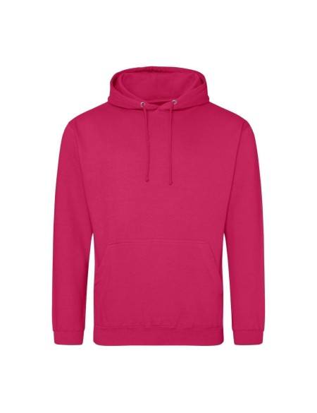 Pánská mikina JustHoods  - Hot pink 3XL