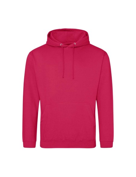Pánská mikina JustHoods  - Lipstick pink XS