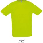 Pánské sportovní tričko SPORTY - Neon green XXS