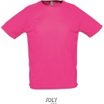 Pánské sportovní tričko SPORTY - Neon pink L