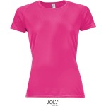 Dámské sportovní tričko SPORTY - neon pink M