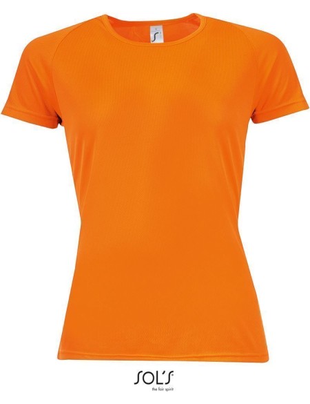 Dámské sportovní tričko SPORTY - neon orange XL