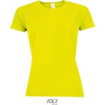 Dámské sportovní tričko SPORTY - neon yellow XS