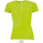Dámské sportovní tričko SPORTY - neon green XXL