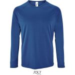 Pánské sportovní tričko SPORTY s dlouhým rukávem - Royal blue M