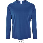 Pánské sportovní tričko SPORTY s dlouhým rukávem - Royal blue M