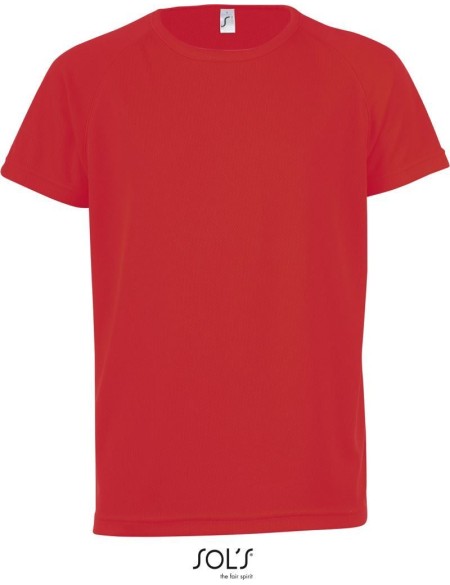 Dětské sportovní tričko - SPORTY - Červená 6 let