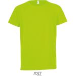 Dětské sportovní tričko - SPORTY - Neon green 8 let
