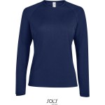 Dámské sportovní tričko SPORTY s dlouhým rukávem - French navy XXL