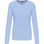 Dámské tričko - Kariban K383 s dlouhým rukávem - Sky blue L