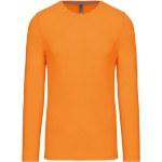Pánské tričko - Kariban K359 s dlouhým rukávem - Oranžová L