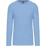 Pánské tričko - Kariban K359 s dlouhým rukávem - Sky blue - Sky blue L