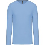 Pánské tričko - Kariban K359 s dlouhým rukávem - Sky blue - Sky blue L