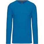 Pánské tričko - Kariban K359 s dlouhým rukávem - Tropical blue 4XL