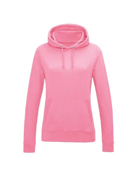 Dámská mikina JustHoods - Candyfloss Pink XXL