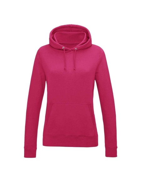 Dámská mikina JustHoods - Hot pink XXL