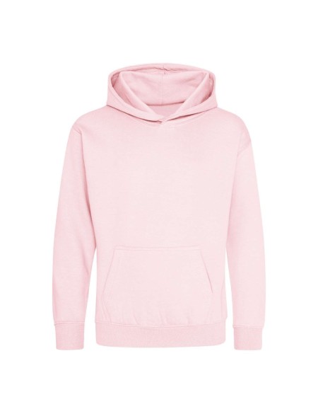 Dětská mikina JustHoods - Baby pink 7/8 let