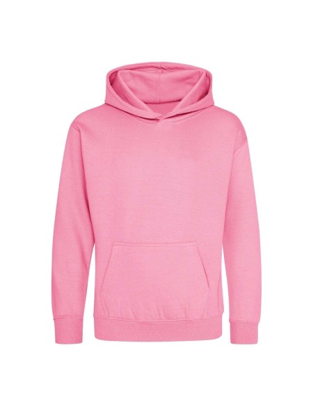 Dětská mikina JustHoods - Candyfloss pink 7/8 let