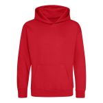Dětská mikina JustHoods - Fire red 12/13 let
