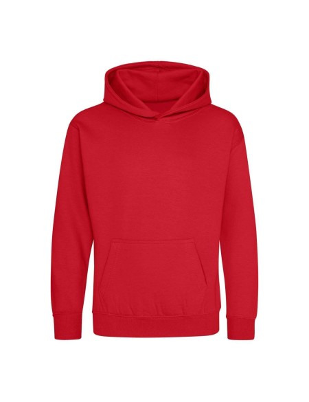 Dětská mikina JustHoods - Fire red 3/4 roky