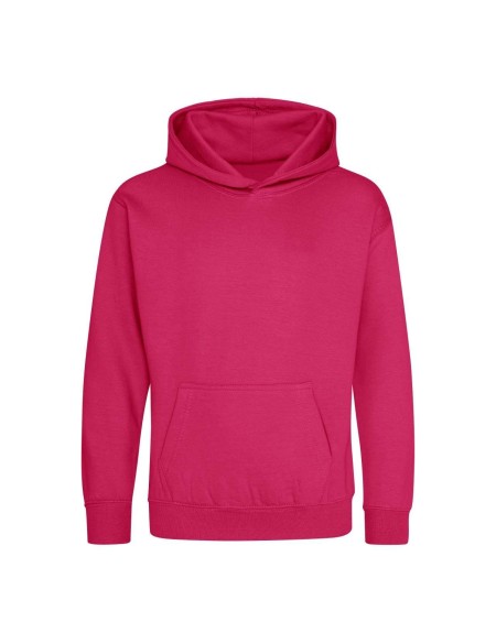 Dětská mikina JustHoods - Hot pink 1/2 roky