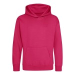 Dětská mikina JustHoods - Hot pink 9/11 let