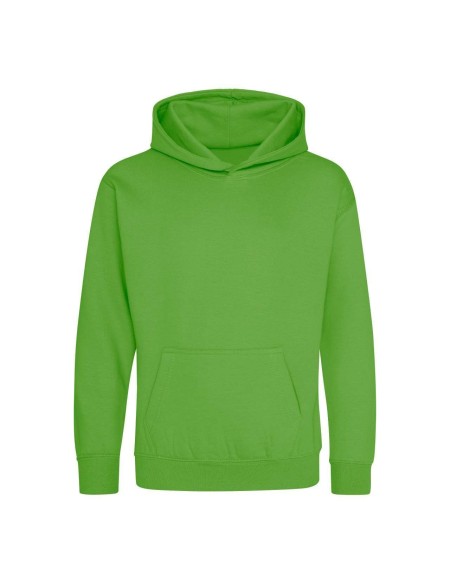 Dětská mikina JustHoods - Lime green 5/6 let