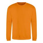 Unisex mikina bez kapuce JustHoods - Pumpkin pie L