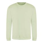 Unisex mikina bez kapuce JustHoods - Pistachio green S