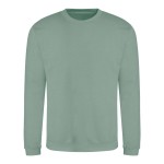 Unisex mikina bez kapuce JustHoods - Dusty green L
