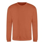 Unisex mikina bez kapuce JustHoods - Ginger biscuit XS